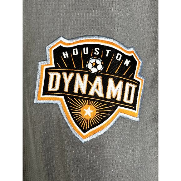 Houston Dynamos Adidas MLS Soccer Tiro 19 Warm‎ Up Top DW4804 Gray Grey Mens XL - Picture 2 of 9